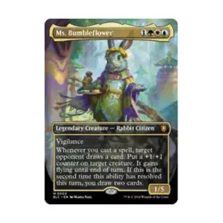WOTC Commander: Bloomburrow Ms. Bumbleflower (Borderless) (MR) NM - Image 1