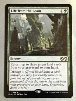 MTG / Life from the Loam / UMA / #172 / Regular / Rare / NM - Image 1
