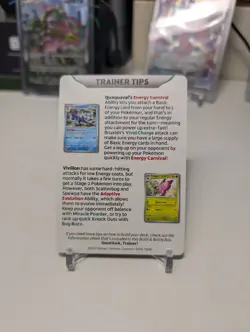Miraidon S&V Base Set Trainer Tips Full Art Pokemon TCG 2023 Insert - Image 2