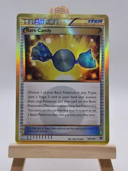 Rare Candy 105/101 Plasma Blast Gold Secret Rare Trainer BW Pokemon - Image 1