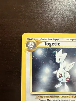 Togetic 16/111 Holo Rare DMG Pokemon TCG Neo Genesis WOTC - Image 2
