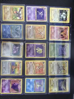 Pokemon Fossil Near Complete Set 50/62 - Inc. SWIRL DARK SLOBRO - Image 4