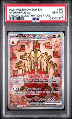 Pokemon Hydrapple ex Stellar Crown Special Illustration Rare 167/142 PSA 10 - Image 1
