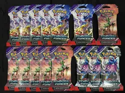 Pokemon TCG Scarlet & Violet Temporal Forces Lot Of 15. New Sealed. - Image 1
