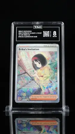 ‼ERIKA'S INVITATION 2023 POKEMON SCARLET & VIOLET 151 SET #203/165~TAG 8!💨 - Image 1