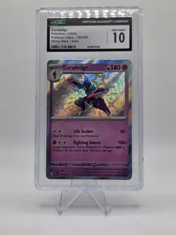 Ceruledge 162/091 Pokemon TCG SV: Paldean Fates Baby SHINY Holo (Near Mint) NM - Image 1