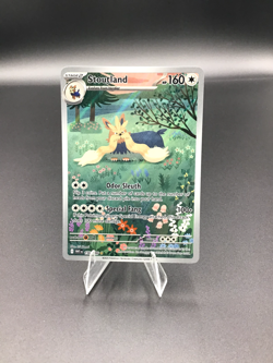 Pokemon TCG Stoutland 156/086 IR from SV. White Flare (English) Near Mint Holo - Image 1