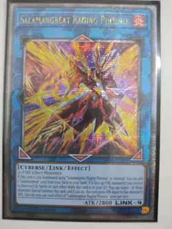 Salamangreat Raging Phoenix (Quarter Century Secret Rare) RA04-EN083 - Image 1