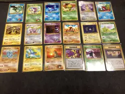 Vintage Nintendo Pokemon Japanese Pocket Monster Lot (18)Cards. Mixed Vintage🔥 - Image 1
