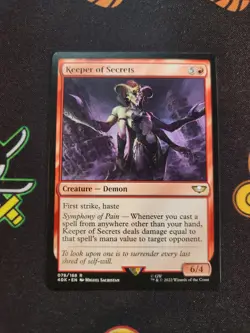 EXACT CARD PICTURED Keeper Of Secrets 40K 078/168 MTG Warhammer 40k Eng Non-F - Image 1