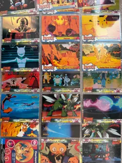 1999 Pokemon Topps Cards Lot - Chrome Movie Scenes, Pikachu’s Vacation, Stickers - Image 1
