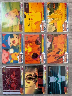 1999 Pokemon Topps Cards Lot - Chrome Movie Scenes, Pikachu’s Vacation, Stickers - Image 3