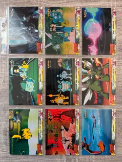 1999 Pokemon Topps Cards Lot - Chrome Movie Scenes, Pikachu’s Vacation, Stickers - Image 4