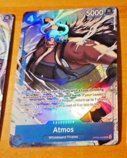 ONE PIECE ENGLISH CARD HOLO GAME CARTE Atmos OP08-040 ALT ** - Image 1