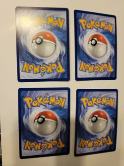 Mega Lucario Ex X4 Playset Mega Evolution Ultra Rare Pokemon Cards - Image 4