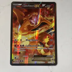 Charizard EX XY121 JUMBO Pokemon Card Black Star Promo Holo 2016 Full Art LP - Image 1