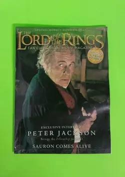 The Lord Of The Rings Fan Club Official Movie Magazine & 3 LOTR Cards -TCG - Image 1