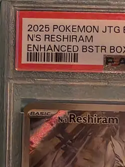 Pokemon TCG N's Reshiram Stamped Illustration Rare Promo Card 167/159 PSA10 GEM - Image 2