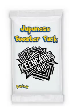 Japanese Pokemon TCG Mystery Booster Pack 8 Cards 2 Guaranteed Hits - Image 1