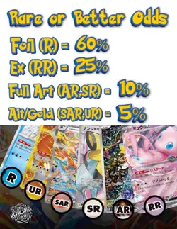 Japanese Pokemon TCG Mystery Booster Pack 8 Cards 2 Guaranteed Hits - Image 3