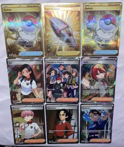 Pokemon TCG Full Art Trainer Cards Rares Various Sets Near Mint Modern 151 - Image 1