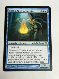 Thada Adel, Acquisitor Worldwake MTG LP Free shipping with tracking - Image 2