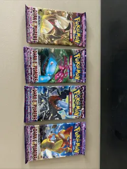 Pokemon Black & White Dark Explorers Booster Pack Art Set - Factory Sealed - Image 1