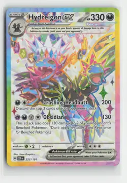 Pokemon Surging Sparks #223/191 Hydreigon ex - Image 1