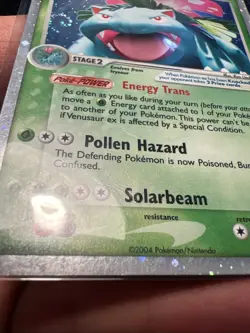 Pokemon Venusaur EX Firered & Leafgreen 112/112 MP Ultra Rare SWIRL - Image 3