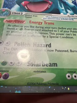 Pokemon Venusaur EX Firered & Leafgreen 112/112 MP Ultra Rare SWIRL - Image 4