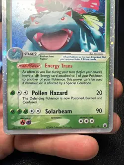 Pokemon Venusaur EX Firered & Leafgreen 112/112 MP Ultra Rare SWIRL - Image 5