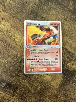 Charizard EX 105/112 FireRed LeafGreen Holo 2004 Pokemon HP/DMG 🔥 - Image 3