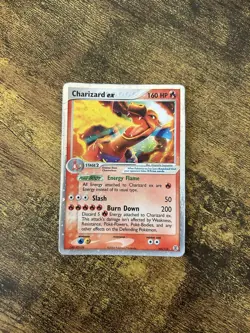 Charizard EX 105/112 FireRed LeafGreen Holo 2004 Pokemon HP/DMG 🔥 - Image 4