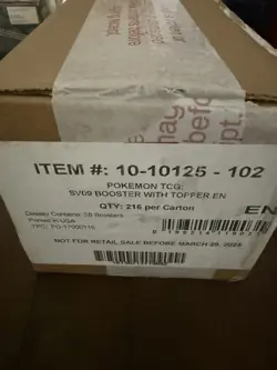 Pokemon Journey Together ENHANCED BOOSTER BOX CASE Sealed DOUBLE BOX SHIP - Image 1