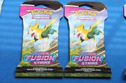 POKEMON SWORD & SHIELD FUSION STRIKE HANGER BOOSTER PACKS 5 PACKS - Image 3