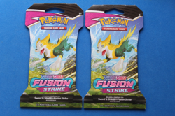 POKEMON SWORD & SHIELD FUSION STRIKE HANGER BOOSTER PACKS 5 PACKS - Image 4