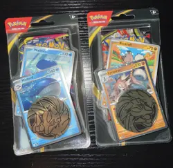 Pokemon Mega Evolutions x2 (Sealed) Single Pack With Promo Wailord & Lycanroc - Image 1