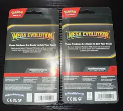 Pokemon Mega Evolutions x2 (Sealed) Single Pack With Promo Wailord & Lycanroc - Image 2