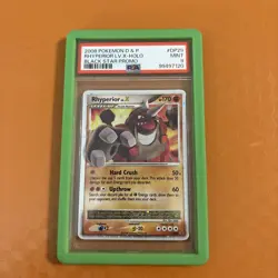 2008 Pokemon D & P Black Star Promo #DP29 Rhyperior Lv. X Holo PSA 9 - Image 1