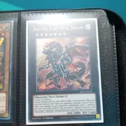 RA01-EN038 Red-Eyes Flare Metal Dragon Secret Rare 1st Edition NM YuGiOh TCG - Image 1
