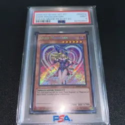 YuGiOh Dark Magician Girl MVP1-ENS56 1st Edition Secret Rare PSA 9 wow look - Image 1
