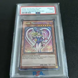 YuGiOh Dark Magician Girl MVP1-ENS56 1st Edition Secret Rare PSA 9 wow look - Image 2