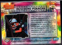 Rescuine Pikachu Foil #30 Topps Mewtwo Strikes Back Pokemon Trading Card LP - Image 2