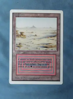 BADLANDS - MtG UNLIMITED Dual Land - Magic the Gathering card HP/PL - Image 1