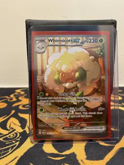 Whimsicott ex 165/086 Special Illustration SIR Holo White Flare Pokemon TCG Card - Image 1