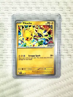 1x Pikachu Promo 2025 World Championships SVP EN 225 Pokemon Card Worlds VLP - Image 1