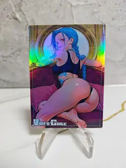 Jinx Trading Card Waifu Goddess Story Anime Girl holo Karte Manga sexy Full Art - Image 1