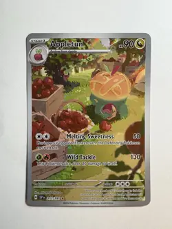 Appletun 211/191 Full Art Illustration Rare Surging Sparks Pokemon TCG Holo Card - Image 1