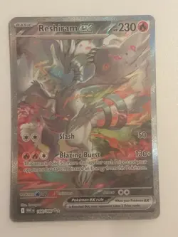 Reshiram EX 166/086 English SIR White Flare MINT Pack Fresh Pokemon TCG Card - Image 1