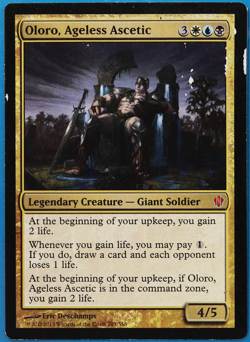 Oloro, Ageless Ascetic Commander 2013 HP/DAMAGED CARD (506117) ABUGames - Image 1